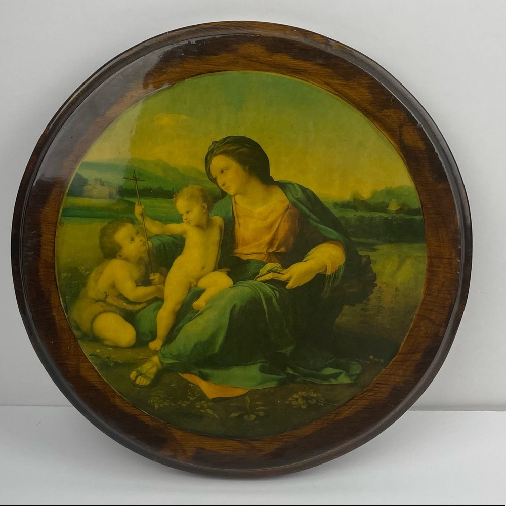 The Alba Madonna by Raphael Frame